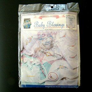 True Colors Ribbon Embroidery Baby Blessings Welcome To The World NEW OPEN PKG